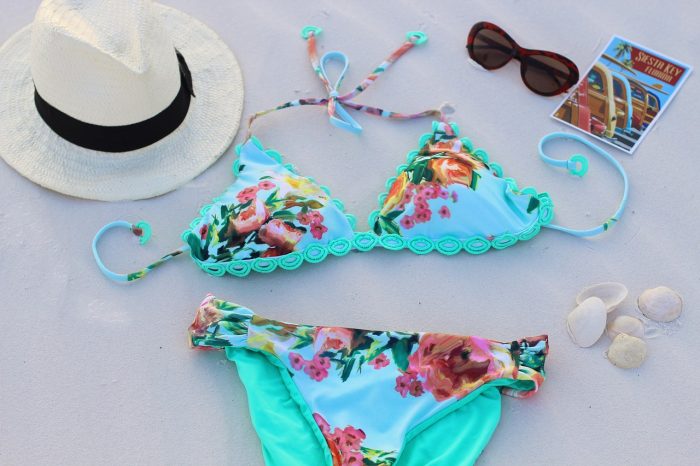 Floral-designed Swimsuits